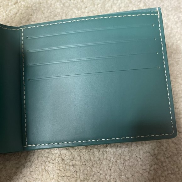New Goyard Bi Fold Victoire Full Size Wallet - Coveted Green Canvas - Picture 6 of 16